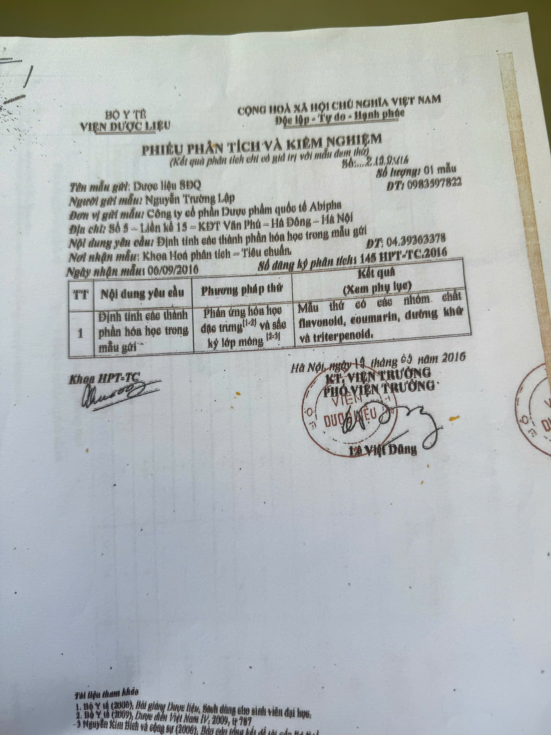 Chứng chỉ kiểm định 3