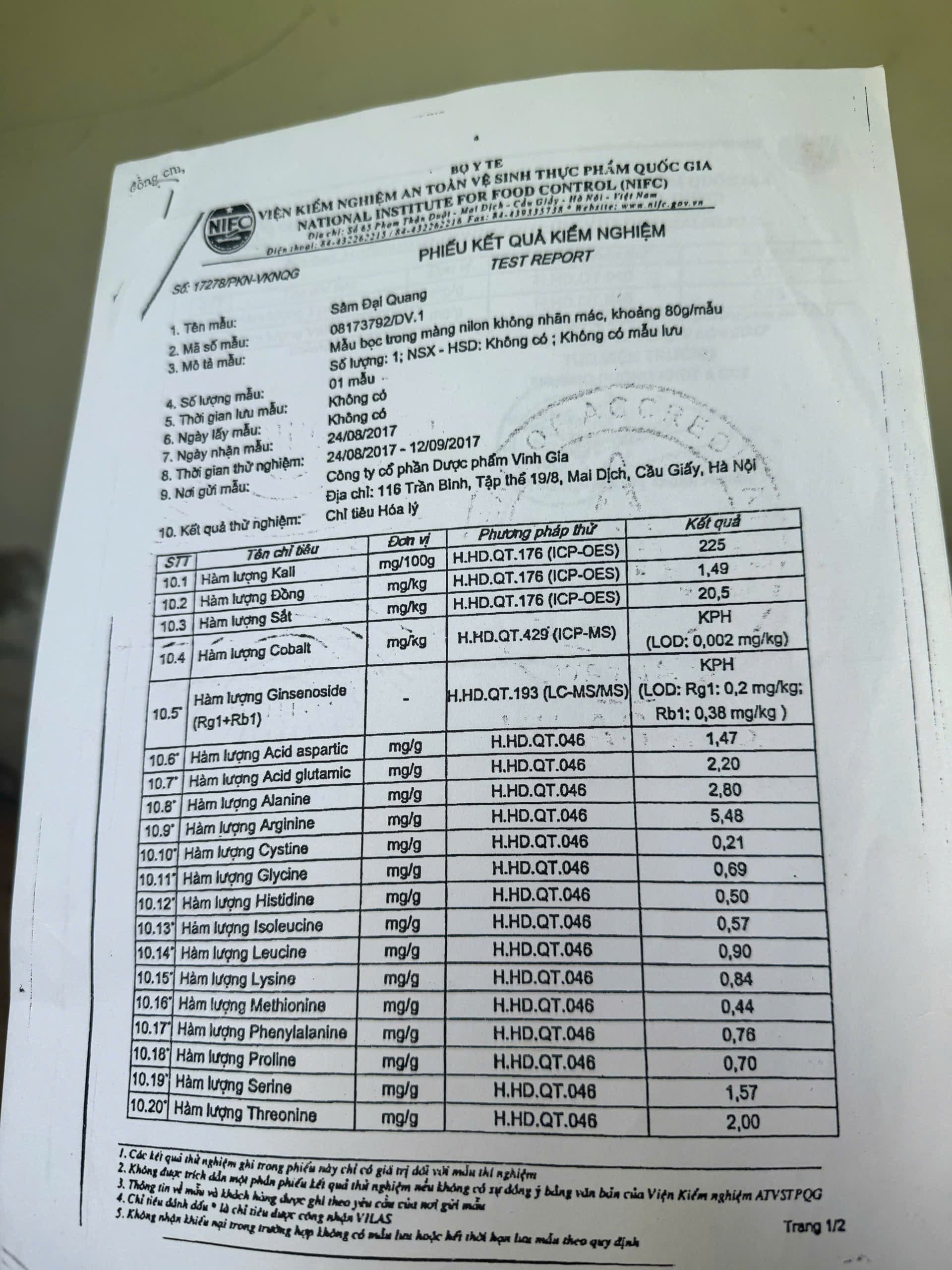 Chứng chỉ kiểm định 6